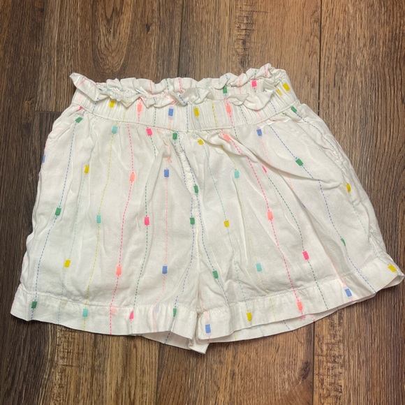 White shorts with fun print 3T - Picture 7 of 7